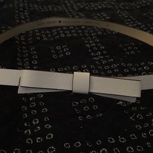 Kate spade leather bow belt
